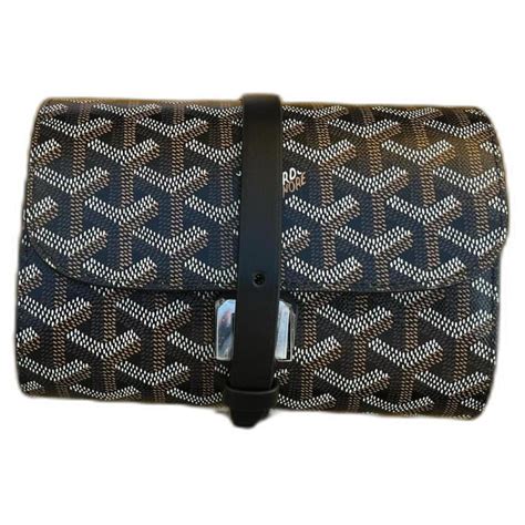 etui montre goyard|GOYARD Étui à Montres de Voyage Double Cuir Noir ref.1009962.